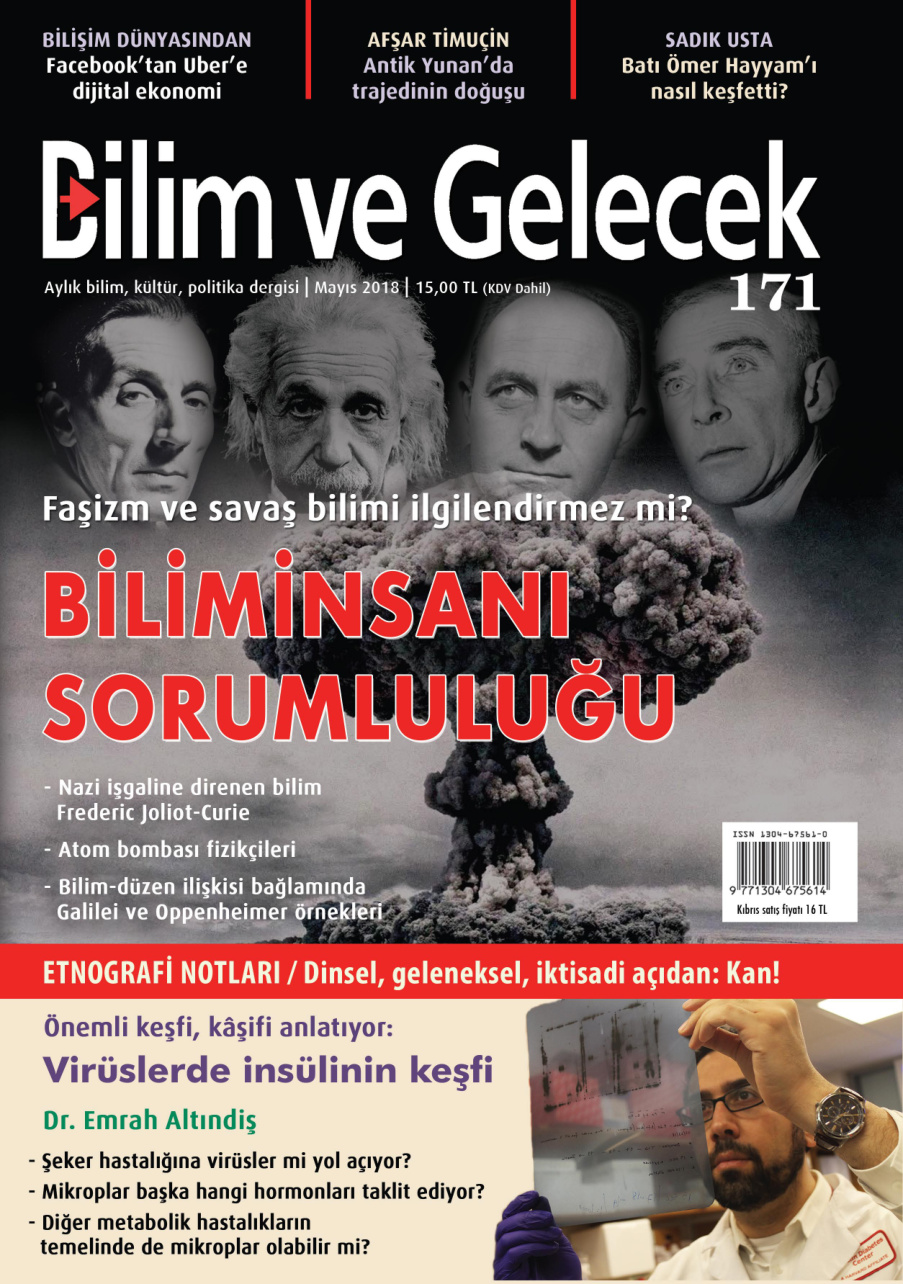 Bilim ve Gelecek Sayı 171 Mayıs 2018 PDF İndir – Kolektif