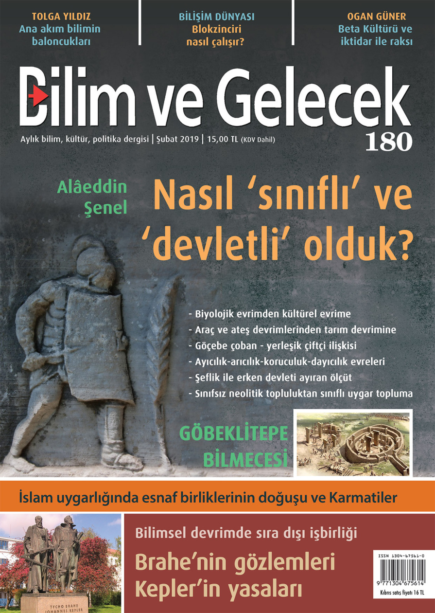 Bilim ve Gelecek Sayı 180 Şubat 2019 PDF İndir – Kolektif