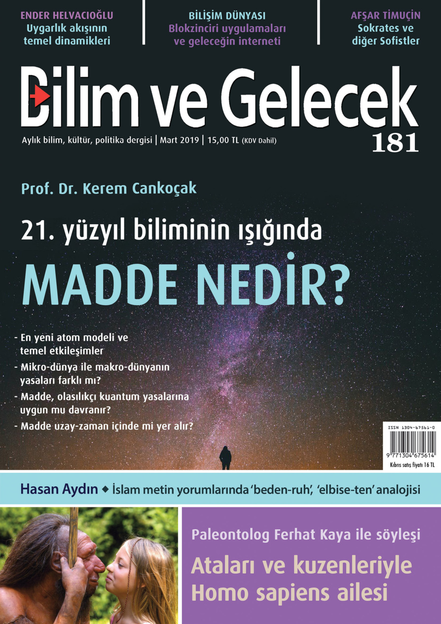 Bilim ve Gelecek Sayı 181 Mart 2019 PDF İndir – Kolektif