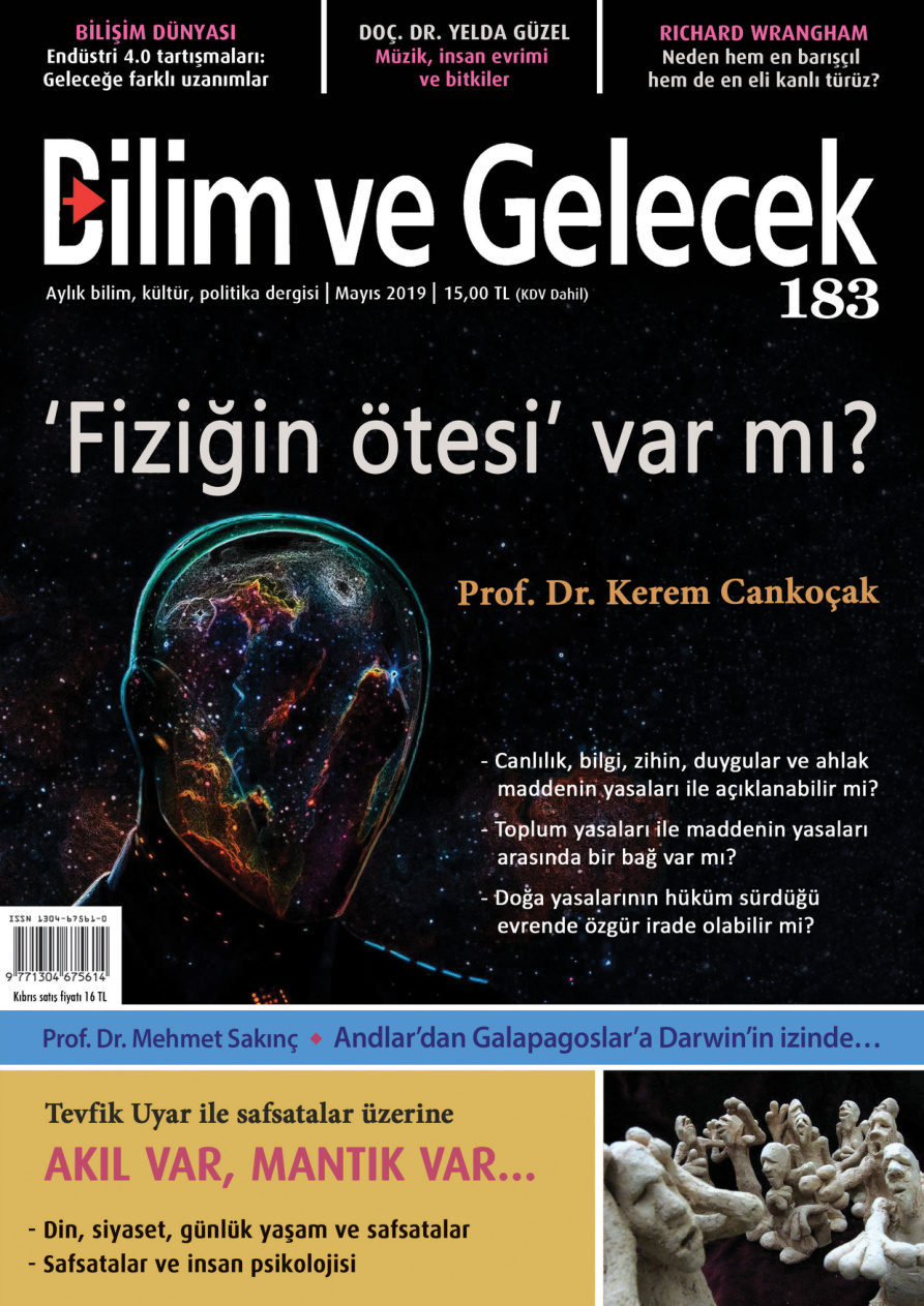 Bilim ve Gelecek Sayı 183 Mayıs 2019 PDF İndir – Kolektif
