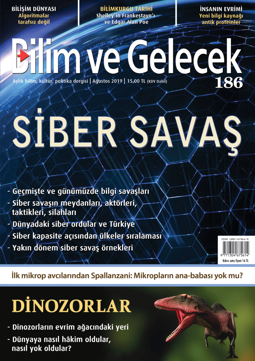 Bilim ve Gelecek Sayı 186 Ağustos 2019 PDF İndir – Kolektif