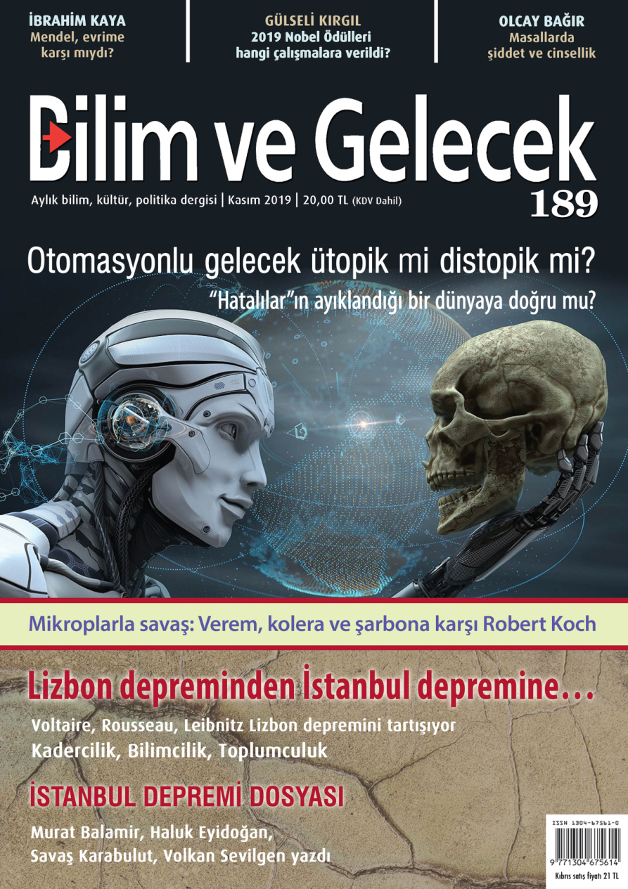 Bilim ve Gelecek Sayı 189 Kasım 2019 PDF İndir – Kolektif