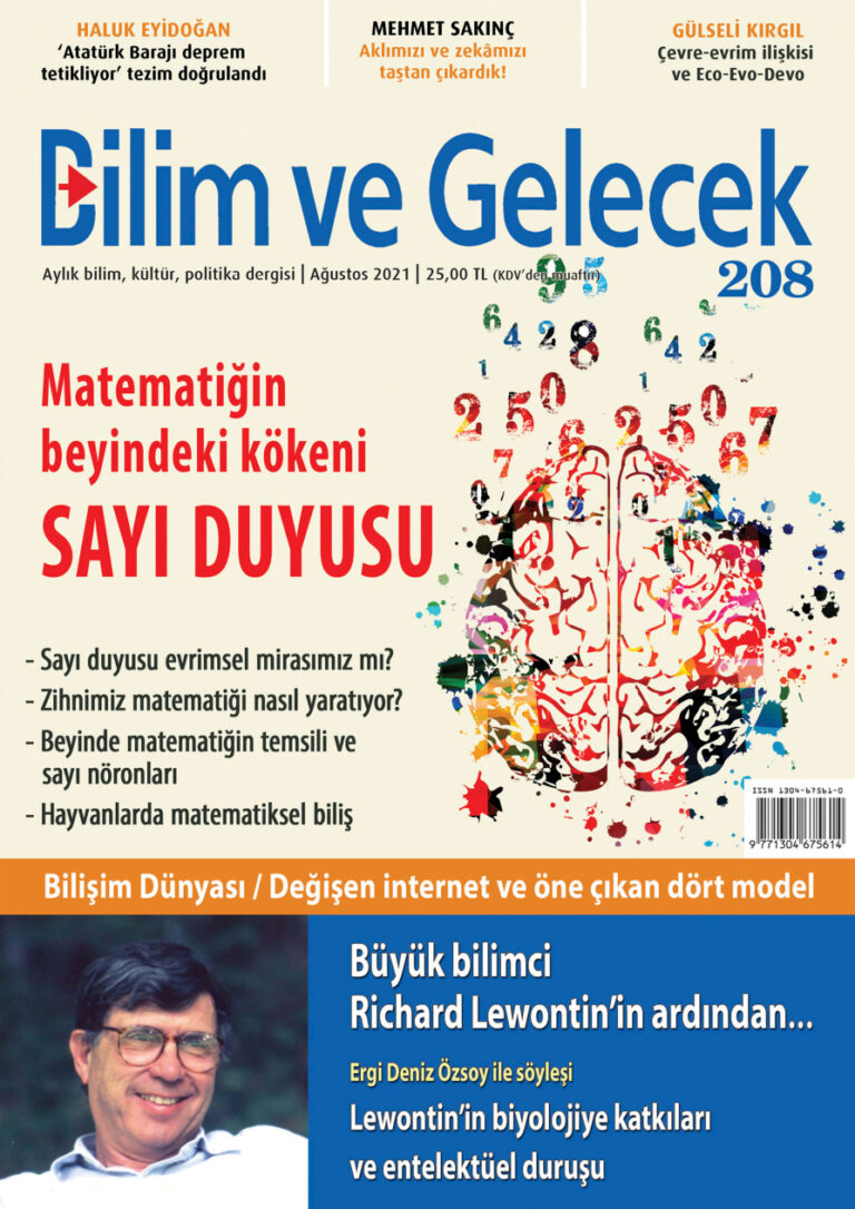 Bilim ve Gelecek Sayı 208 Ağustos 2021 Kitap Kapağı