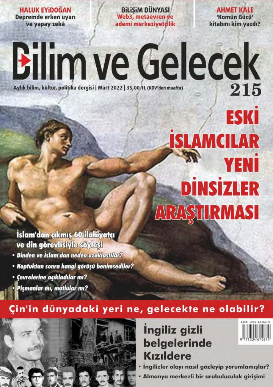 Bilim ve Gelecek Sayı 215 2022 Mart PDF İndir – Kolektif