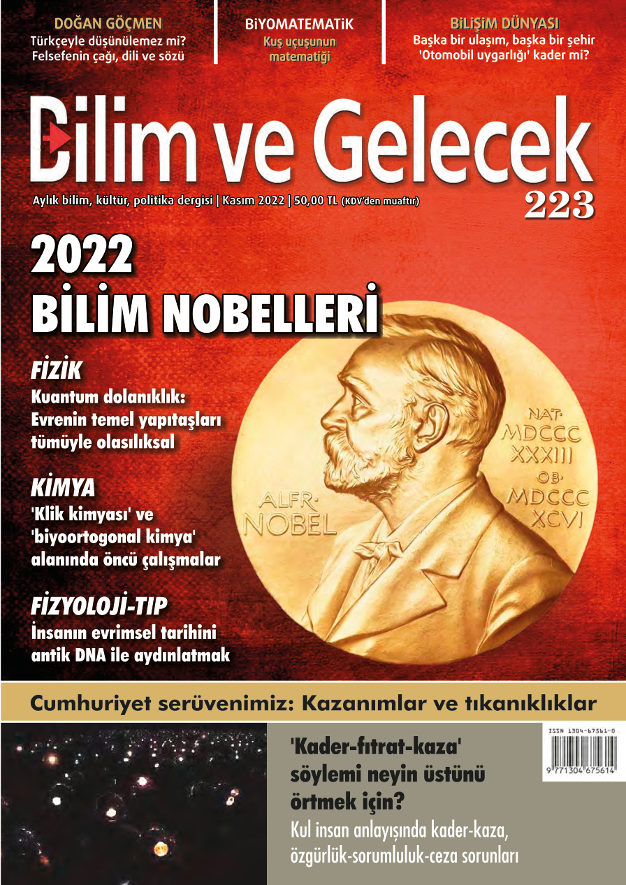 Bilim ve Gelecek Sayı 223 2022 Kasım PDF İndir – Kolektif