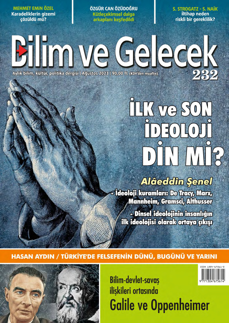 Bilim ve Gelecek Sayı 232 2023 Ağustos PDF İndir – Kolektif