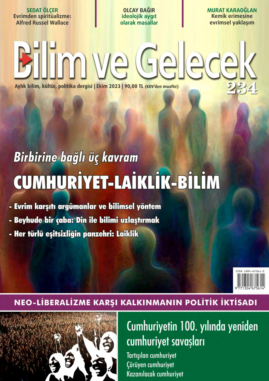 Bilim ve Gelecek Sayı 234 2023 Ekim PDF İndir – Kolektif