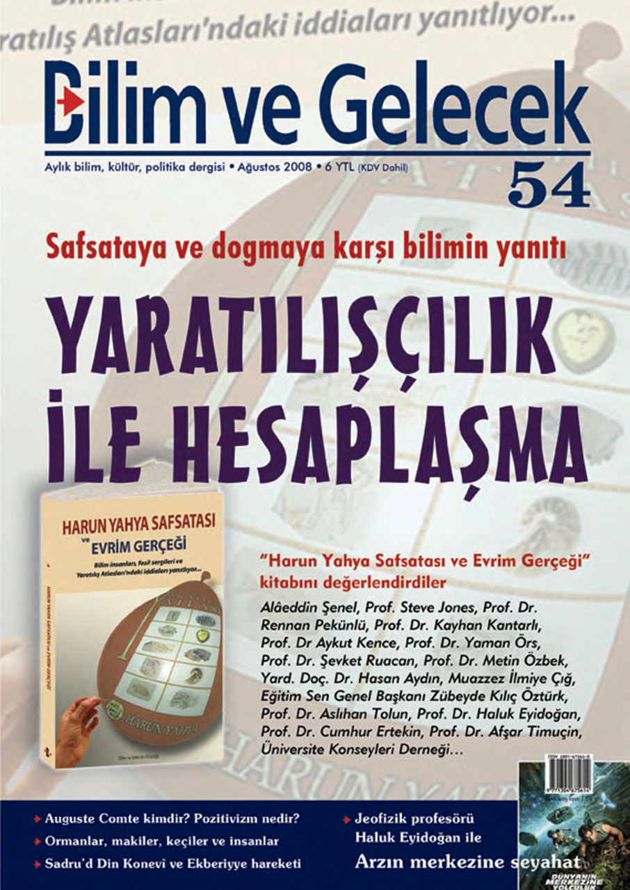 Bilim ve Gelecek Sayı 54 Ağustos 2008 PDF İndir – Kolektif