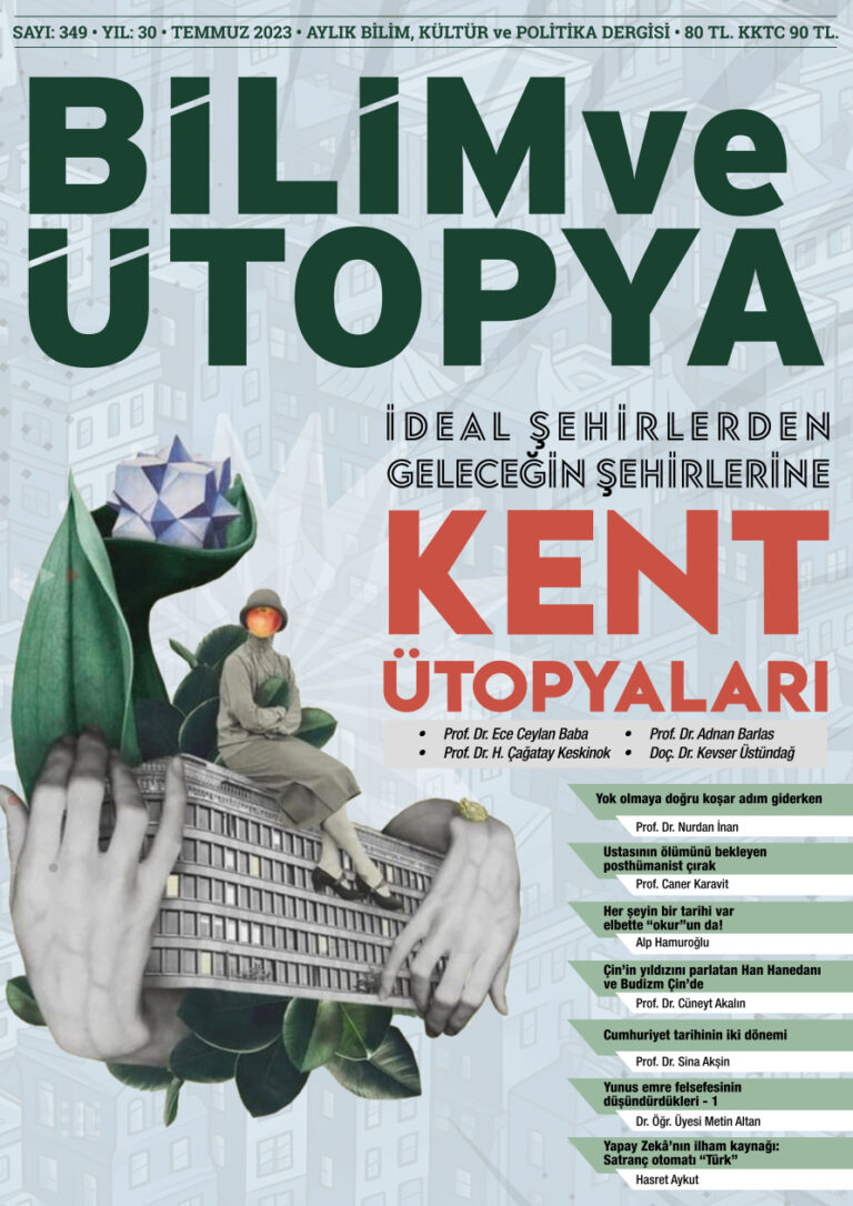 Bilim ve Ütopya 349 Temmuz 2023 Kitap Kapağı