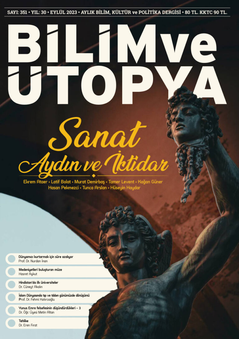 Bilim ve Ütopya 351 Eylül 2023 Kitap Kapağı
