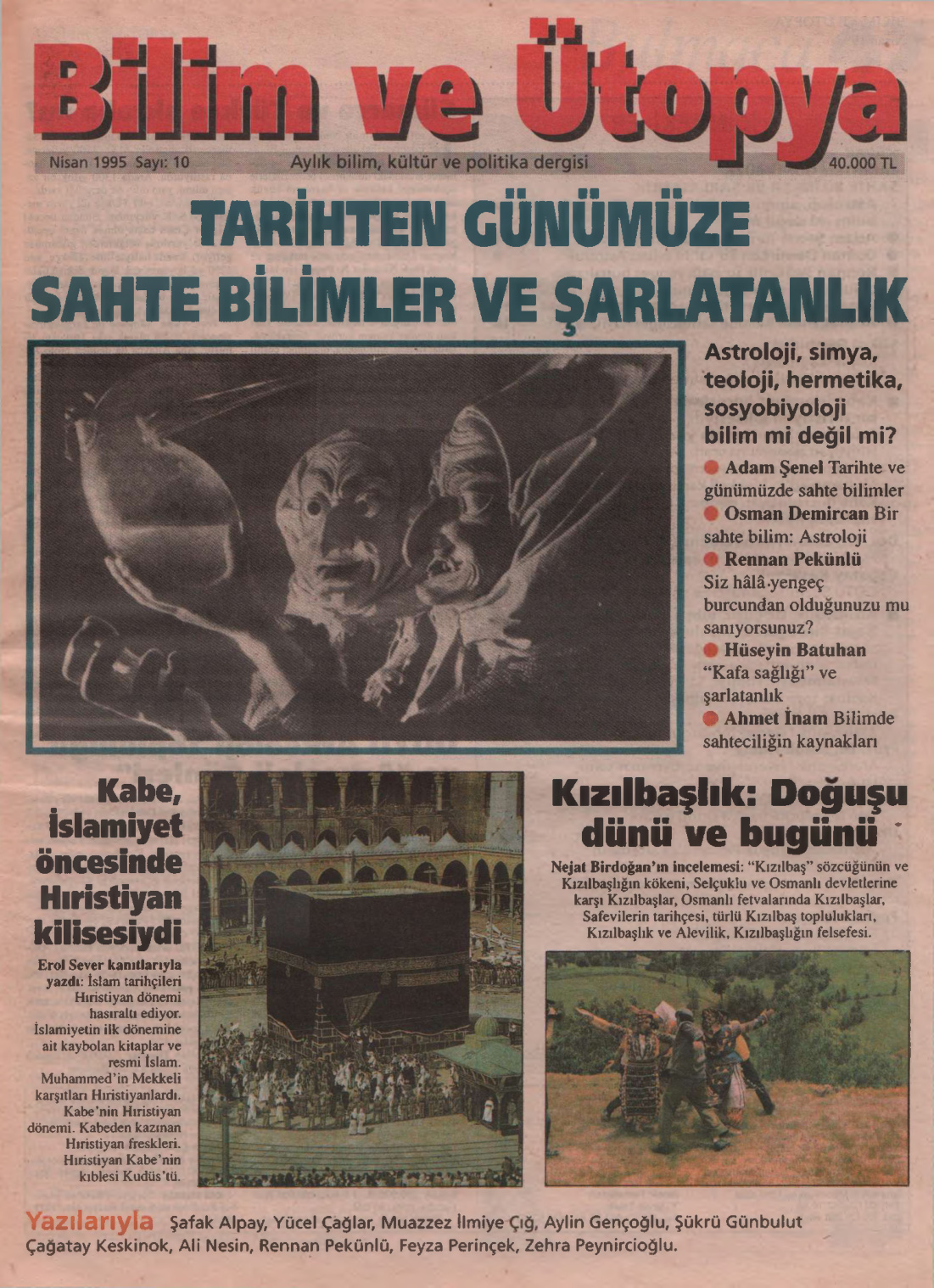 Bilim ve Ütopya Sayı 010 Nisan 1995 PDF İndir – Kolektif