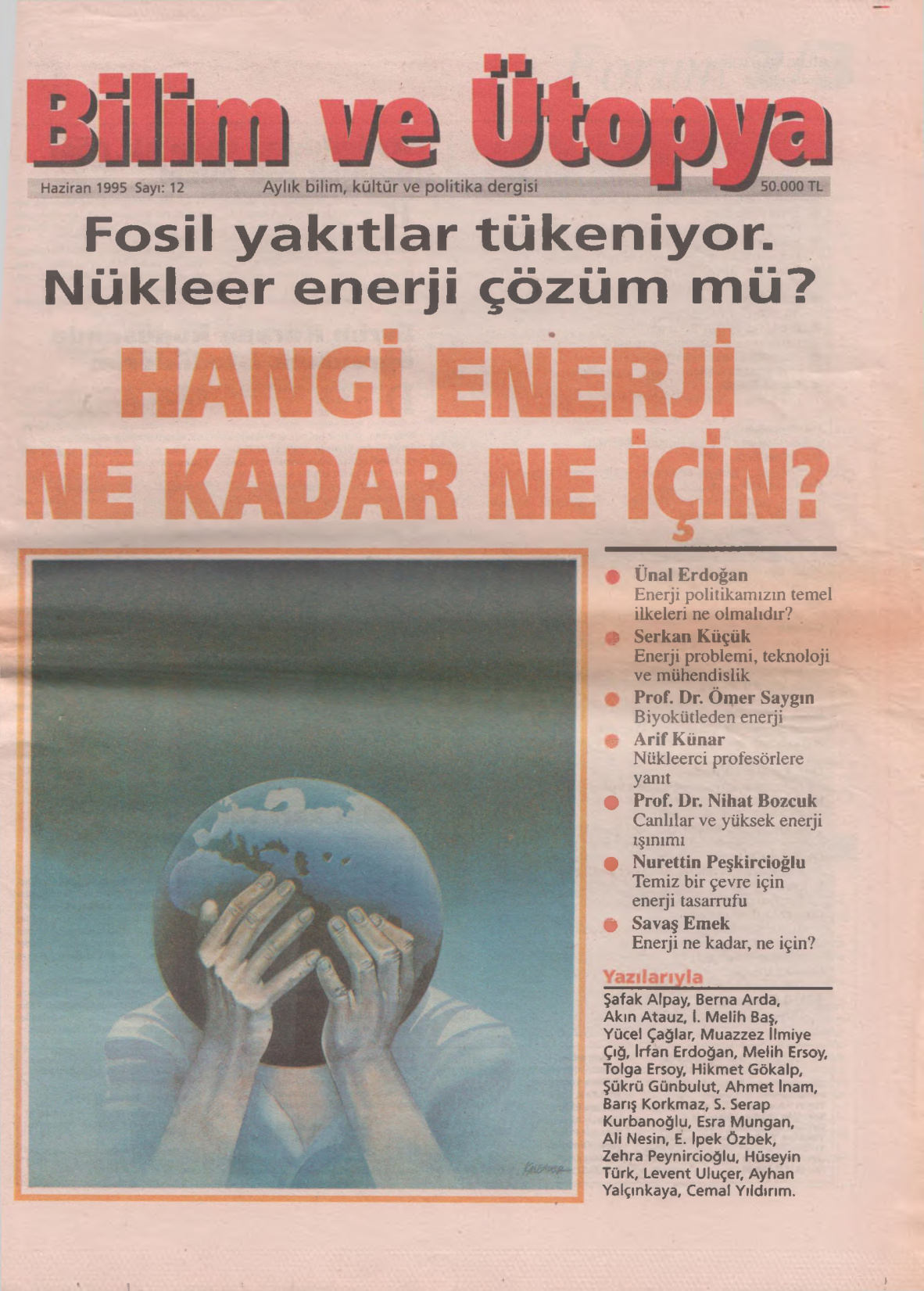 Bilim ve Ütopya Sayı 012 Haziran 1995 PDF İndir – Kolektif