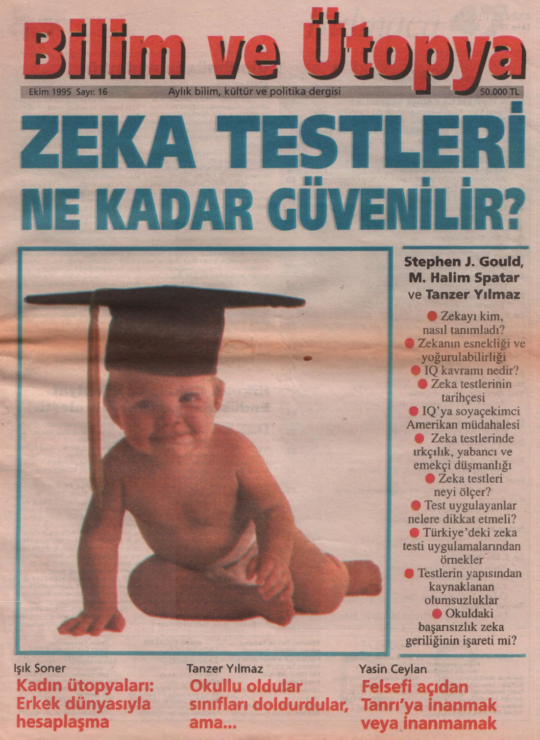 Bilim ve Ütopya Sayı 016 Ekim 1995 PDF İndir – Kolektif