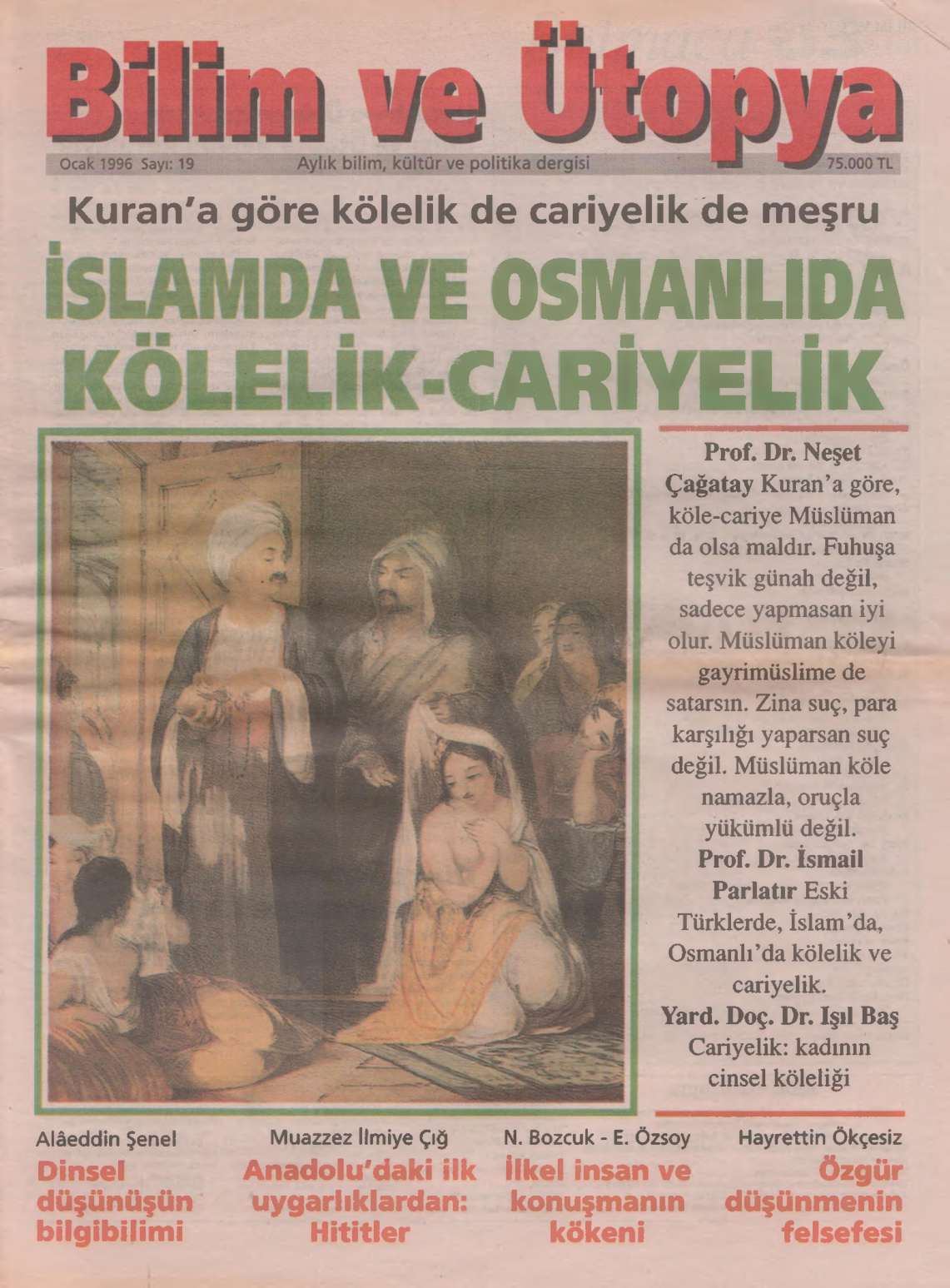 Bilim ve Ütopya Sayı 019 Ocak 1996 PDF İndir – Kolektif