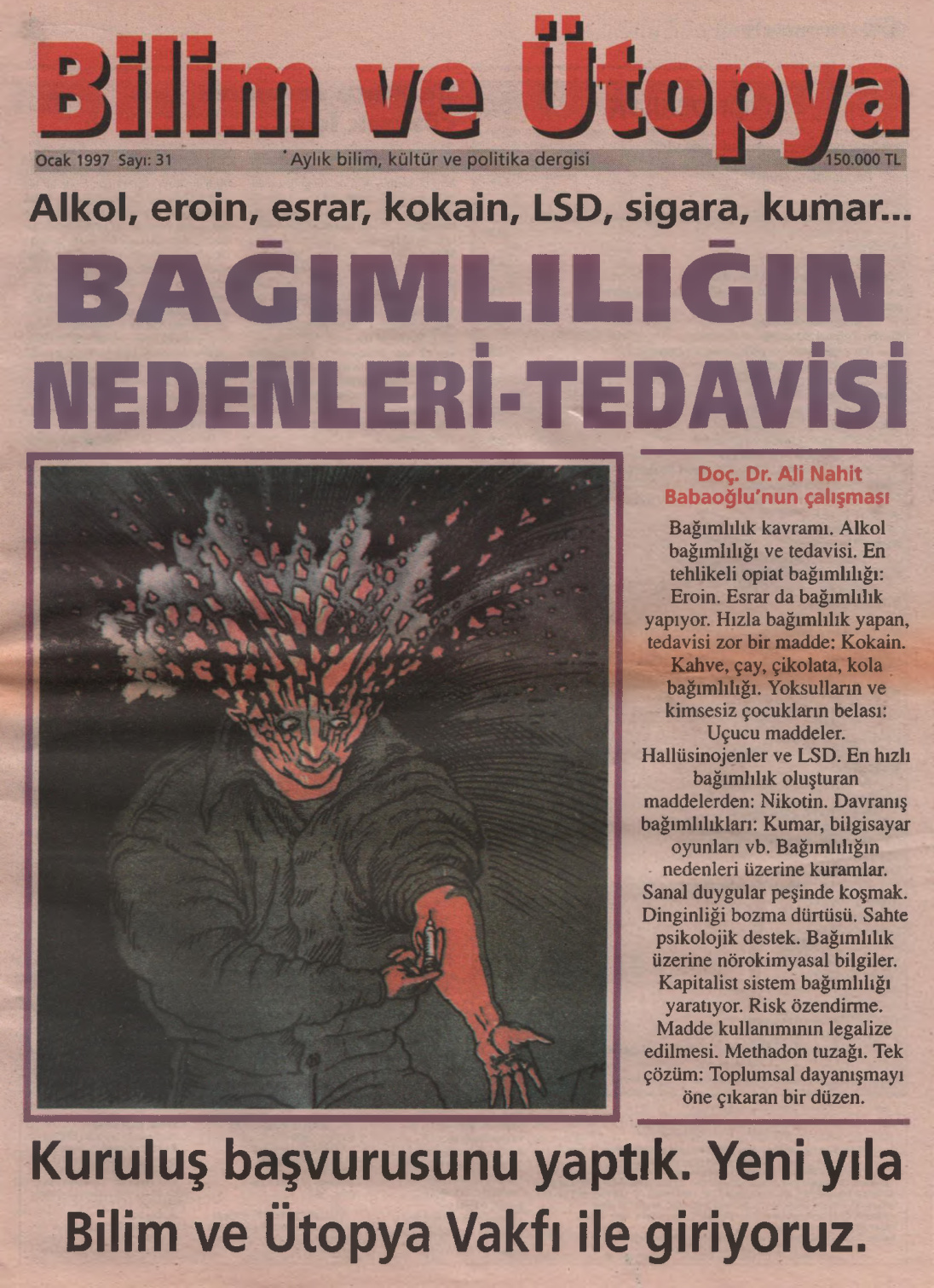 Bilim ve Ütopya Sayı 031 Ocak 1997 PDF İndir – Kolektif
