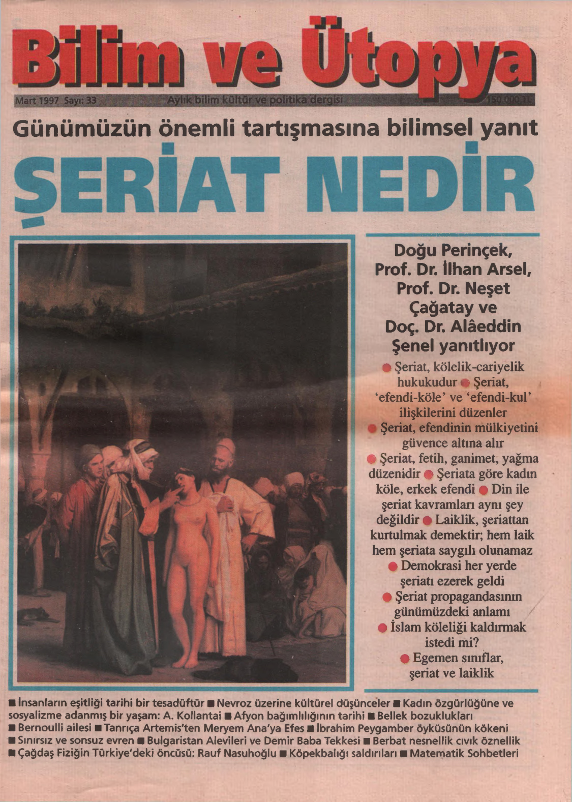 Bilim ve Ütopya Sayı 033 Mart 1997 PDF İndir – Kolektif