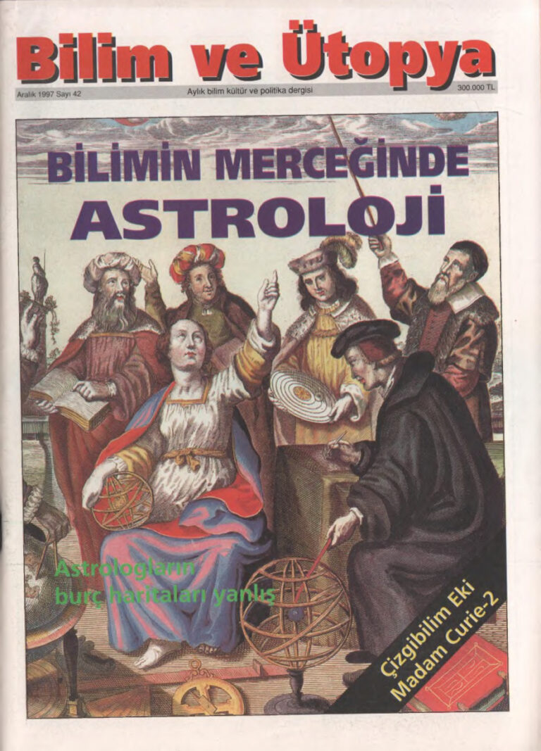 Bilim ve Ütopya Sayı 042 Kitap Kapağı