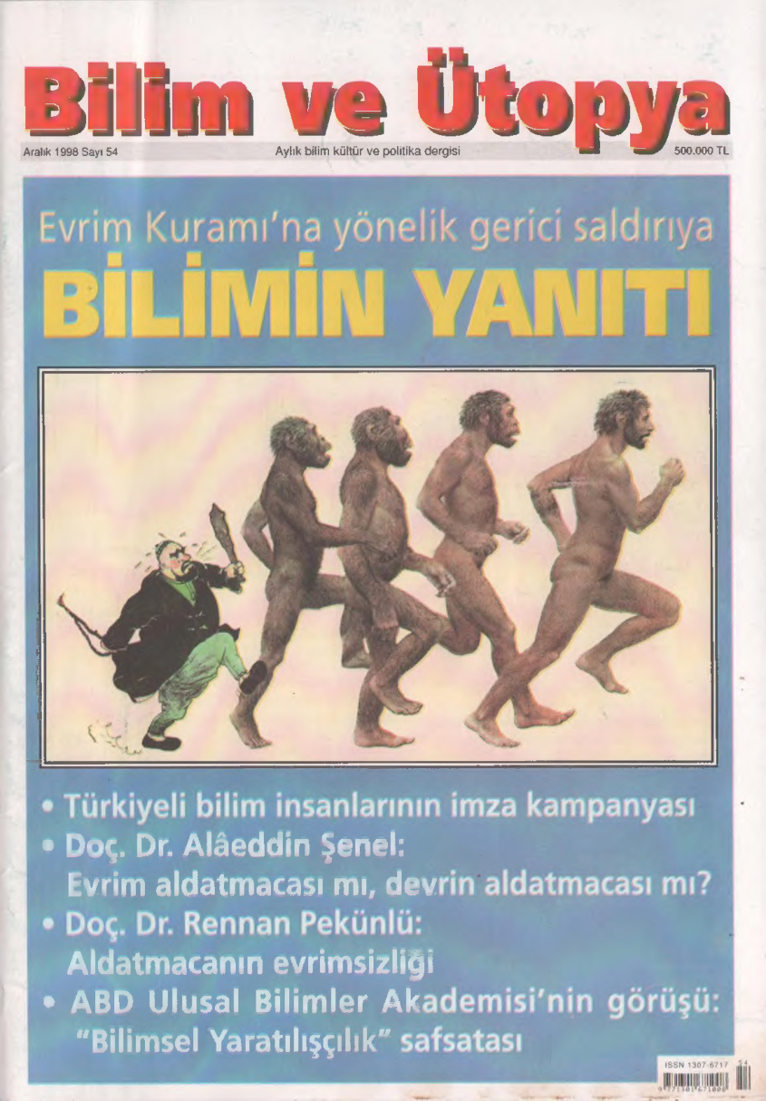 Bilim ve Ütopya Sayı 054 Aralık 1998 PDF İndir – Kolektif
