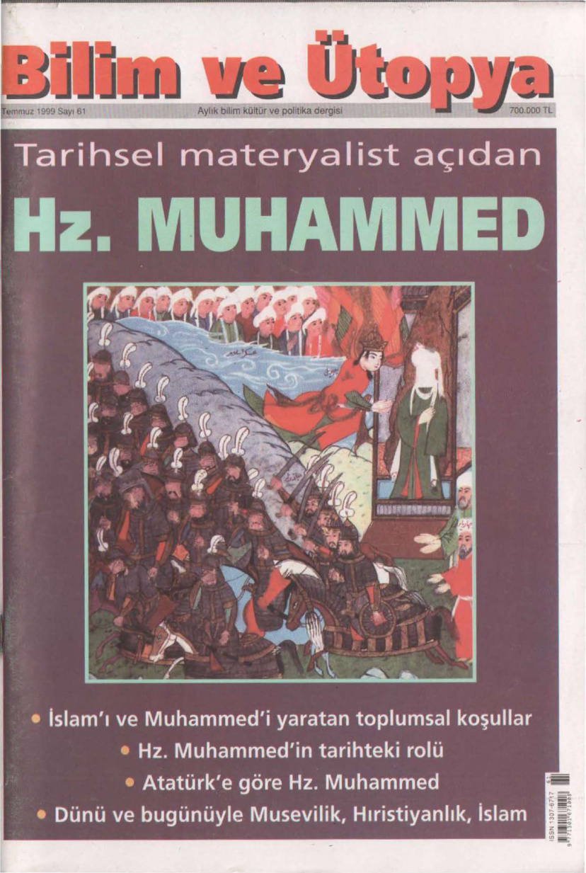 Bilim ve Ütopya Sayı 061 Temmuz 1999 PDF İndir – Kolektif