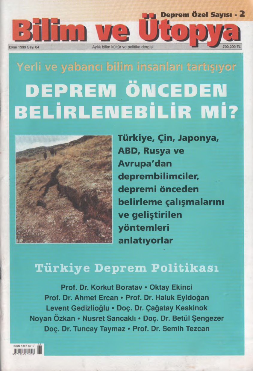 Bilim ve Ütopya Sayı 064 (1kitap1.com) PDF İndir – Kolektif