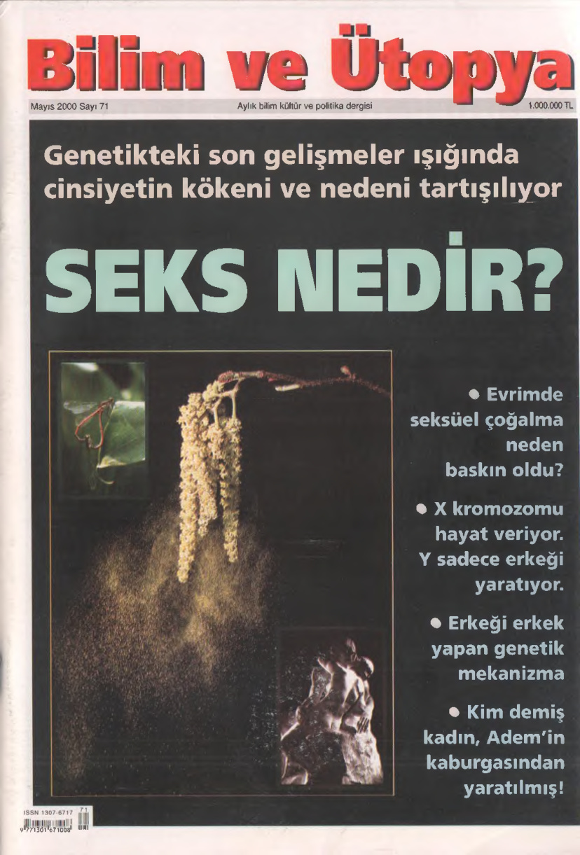 Bilim ve Ütopya Sayı 071 Mayıs 2000 PDF İndir – Kolektif