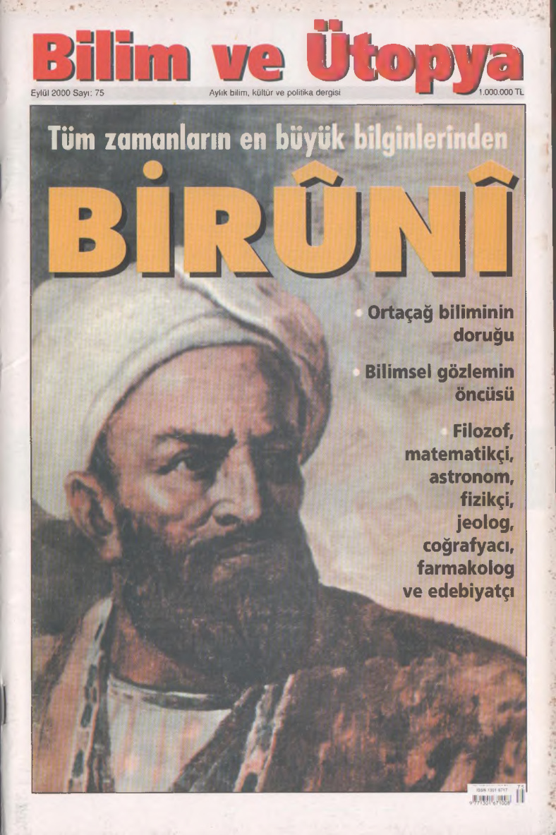 Bilim ve Ütopya Sayı 075 Eylül 2000 PDF İndir – Kolektif