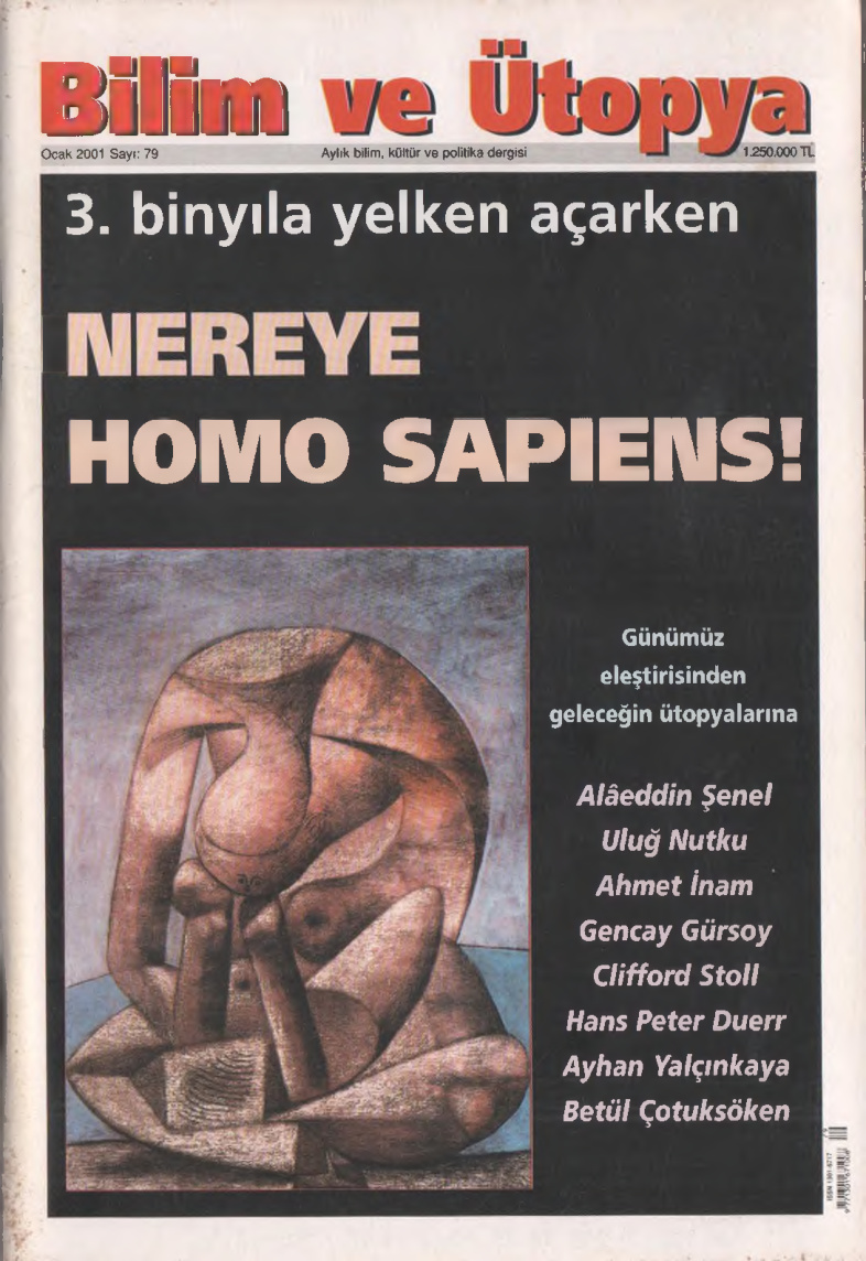Bilim ve Ütopya Sayı 079 Ocak 2001 PDF İndir – Kolektif