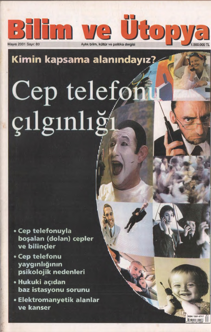 Bilim ve Ütopya Sayı 083 Mayıs 2001 PDF İndir – Kolektif
