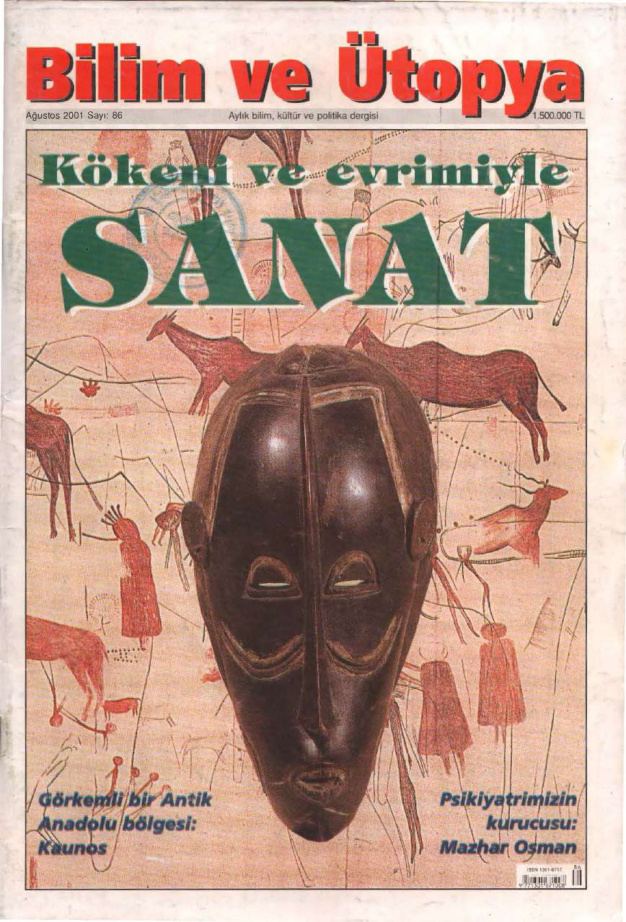 Bilim ve Ütopya Sayı 086 Ağustos 2001 PDF İndir – Kolektif