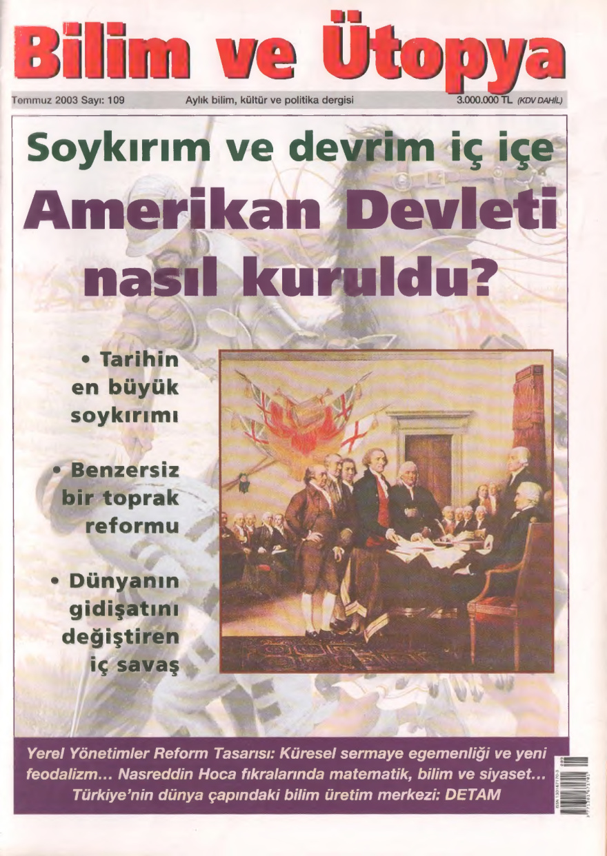 Bilim ve Ütopya Sayı 109 Amerikan Devleti Nasıl Kuruldu PDF İndir – Kolektif
