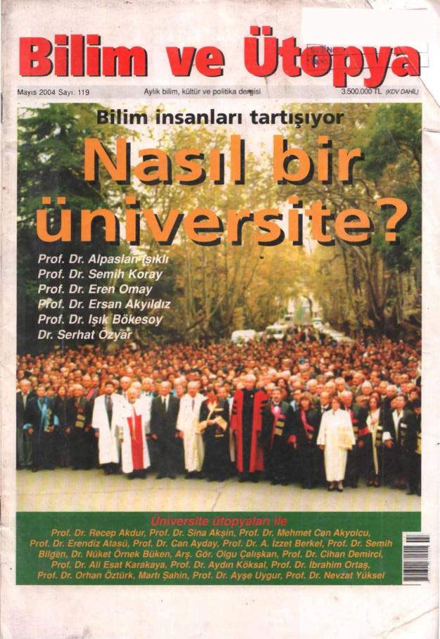 Bilim ve Ütopya Sayı 119 Nasıl Bir Üniversite PDF İndir – Kolektif