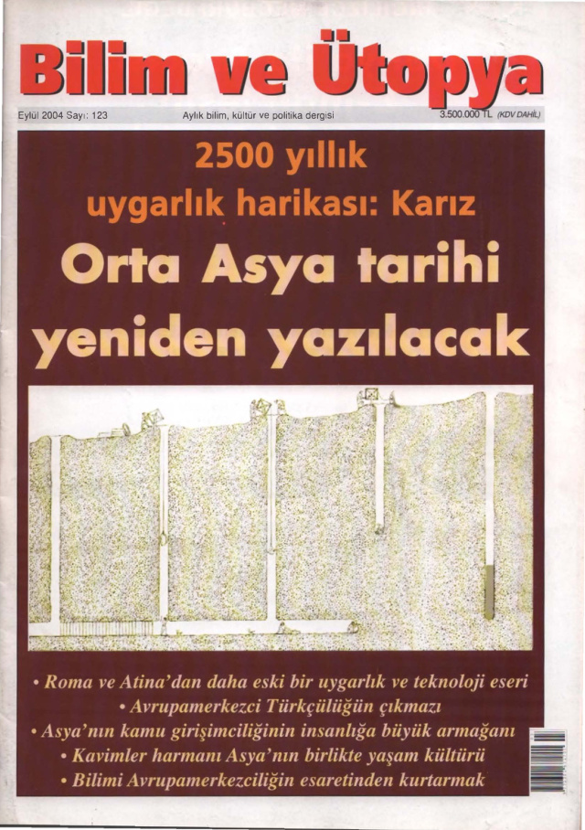 Bilim ve Ütopya Sayı 123 Orta Asya Tarihi Yeniden Yazılacak PDF İndir – Kolektif