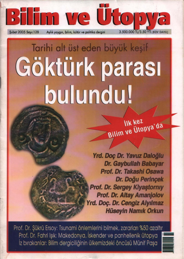 Bilim ve Ütopya Sayı 128 Göktürk Parası Bulundu PDF İndir – Kolektif