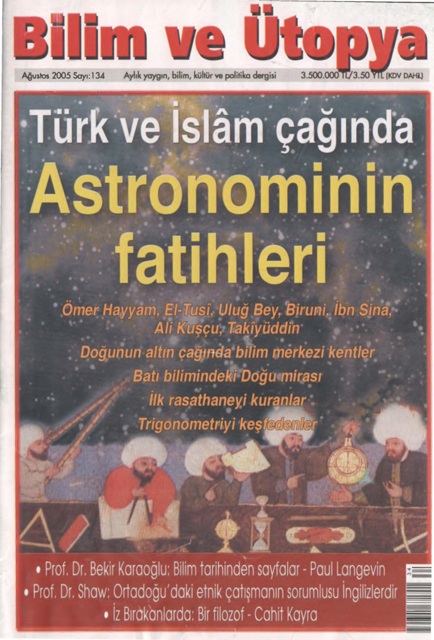 Bilim ve Ütopya Sayı 134 Astronominin Fatihleri PDF İndir – Kolektif