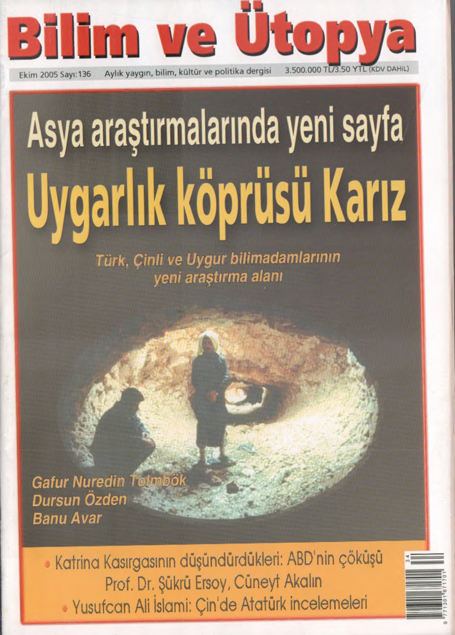 Bilim ve Ütopya Sayı 136 Uygarlık Köprüsü Karız PDF İndir – Kolektif