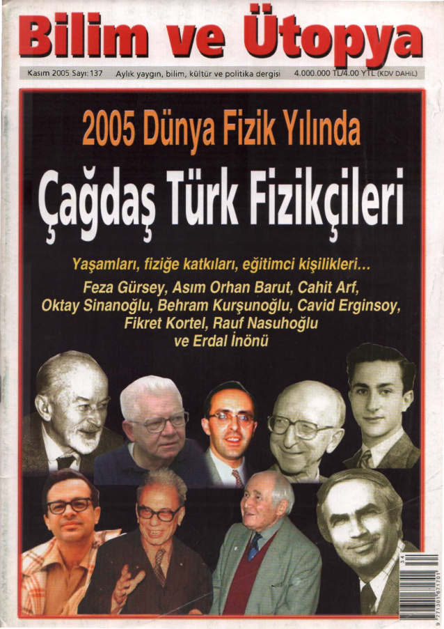 Bilim ve Ütopya Sayı 137 Çağdaş Türk Fizikçileri PDF İndir – Kolektif