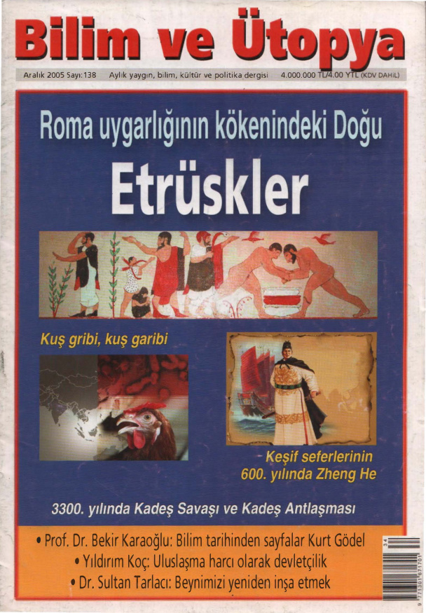 Bilim ve Ütopya Sayı 138 Etrüskler PDF İndir – Kolektif