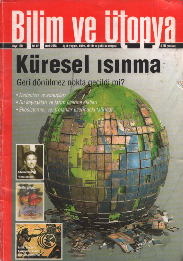 Bilim ve Ütopya Sayı 139 Küresel Isınma PDF İndir – Kolektif