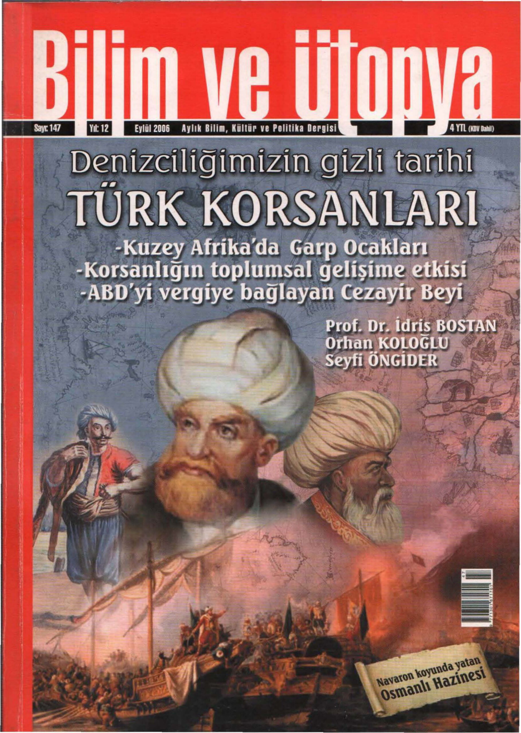 Bilim ve Ütopya Sayı 147 Türk Korsanları PDF İndir – Kolektif