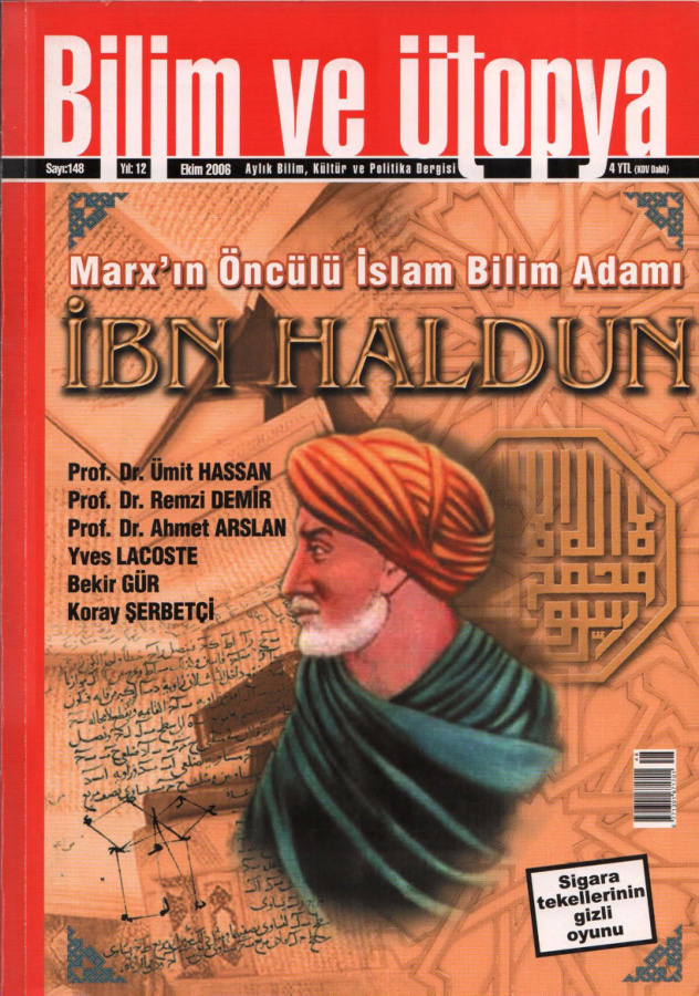 Bilim ve Ütopya Sayı 148 İbn Haldun PDF İndir – Kolektif
