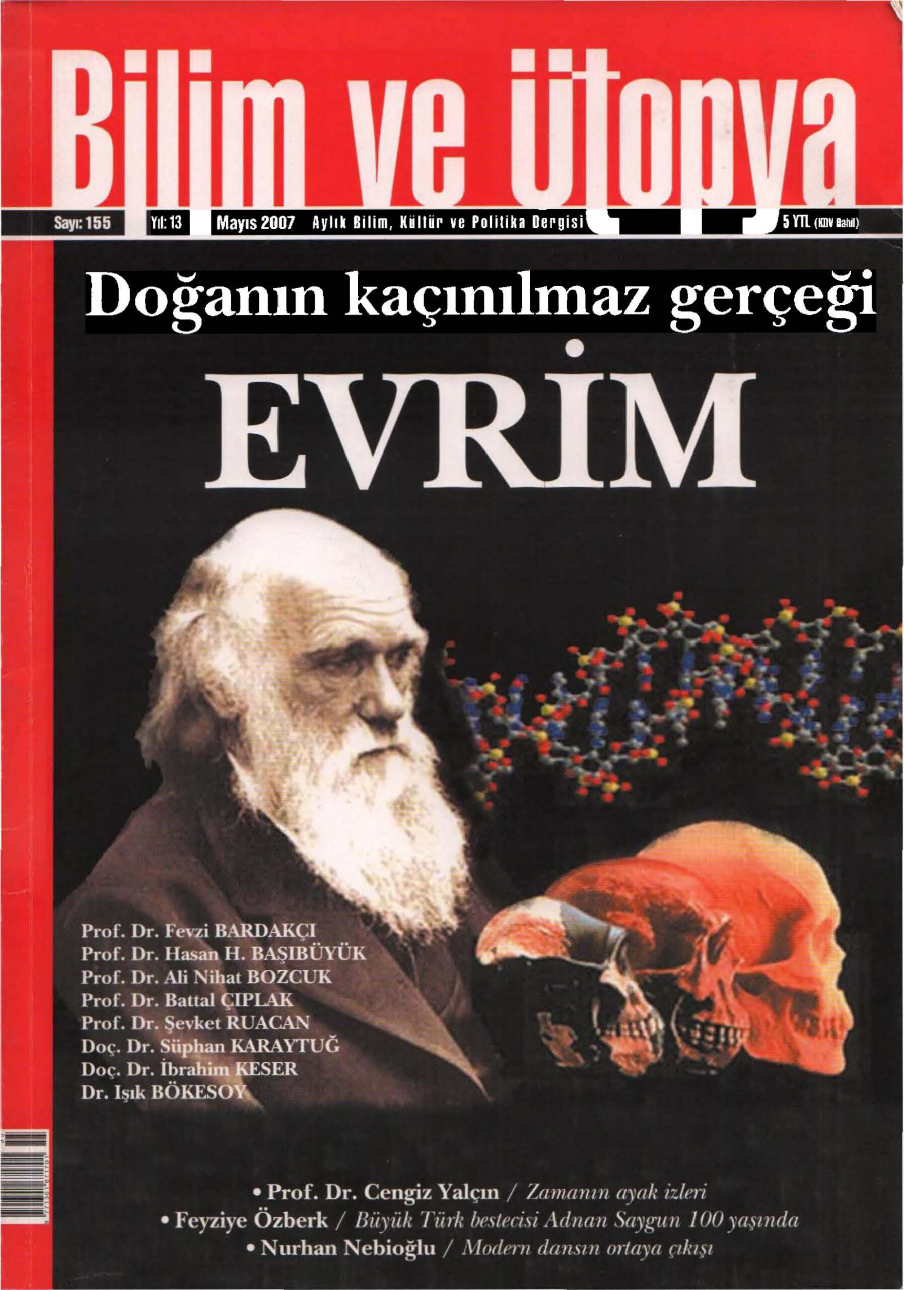 Bilim ve Ütopya Sayı 155 Evrim PDF İndir – Kolektif