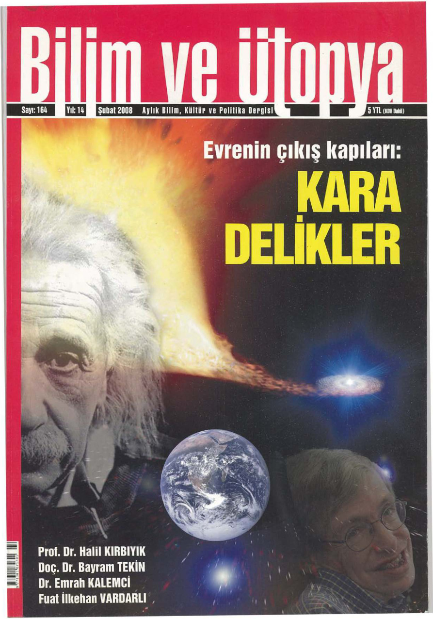 Bilim ve Ütopya Sayı 164 Kara Delikler PDF İndir – Kolektif