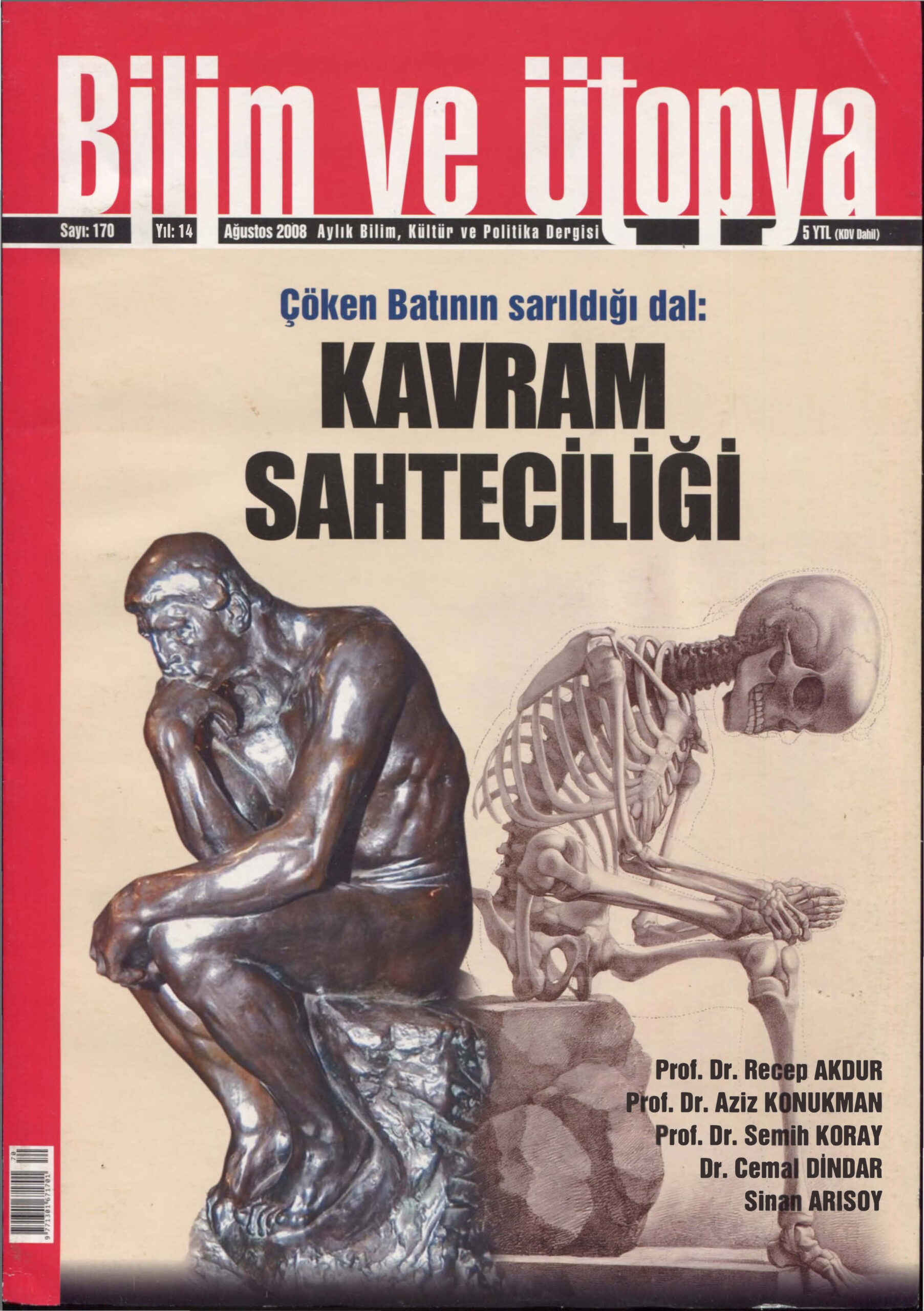 Bilim ve Ütopya Sayı 170 Kavram Sahteciliği PDF İndir – Kolektif