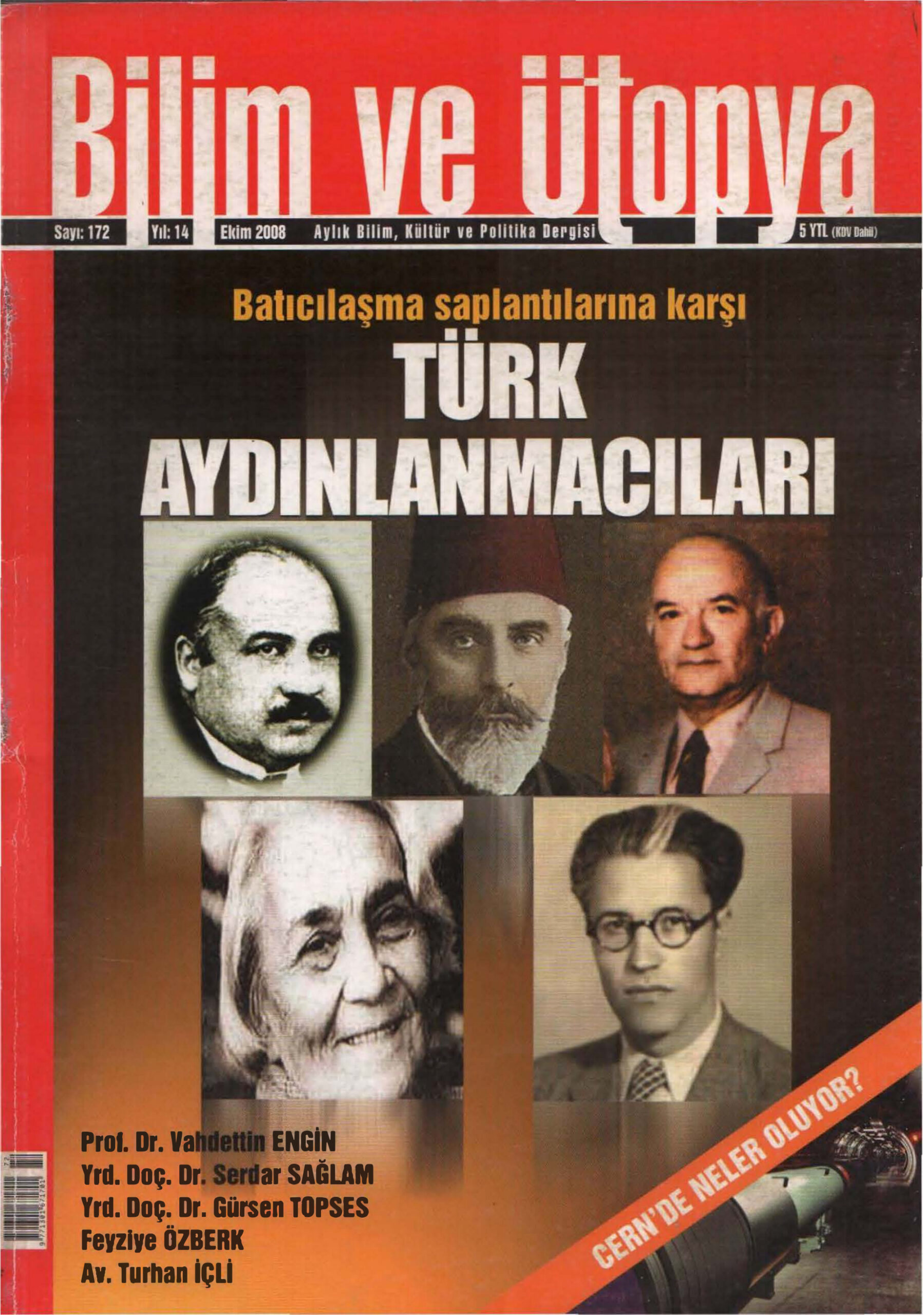Bilim ve Ütopya Sayı 172 Türk Aydınlanmacıları PDF İndir – Kolektif
