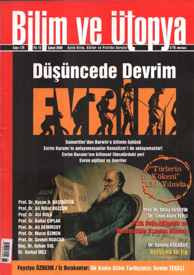 Bilim ve Ütopya Sayı 176 Düşüncede Devrim , Evrim PDF İndir – Kolektif