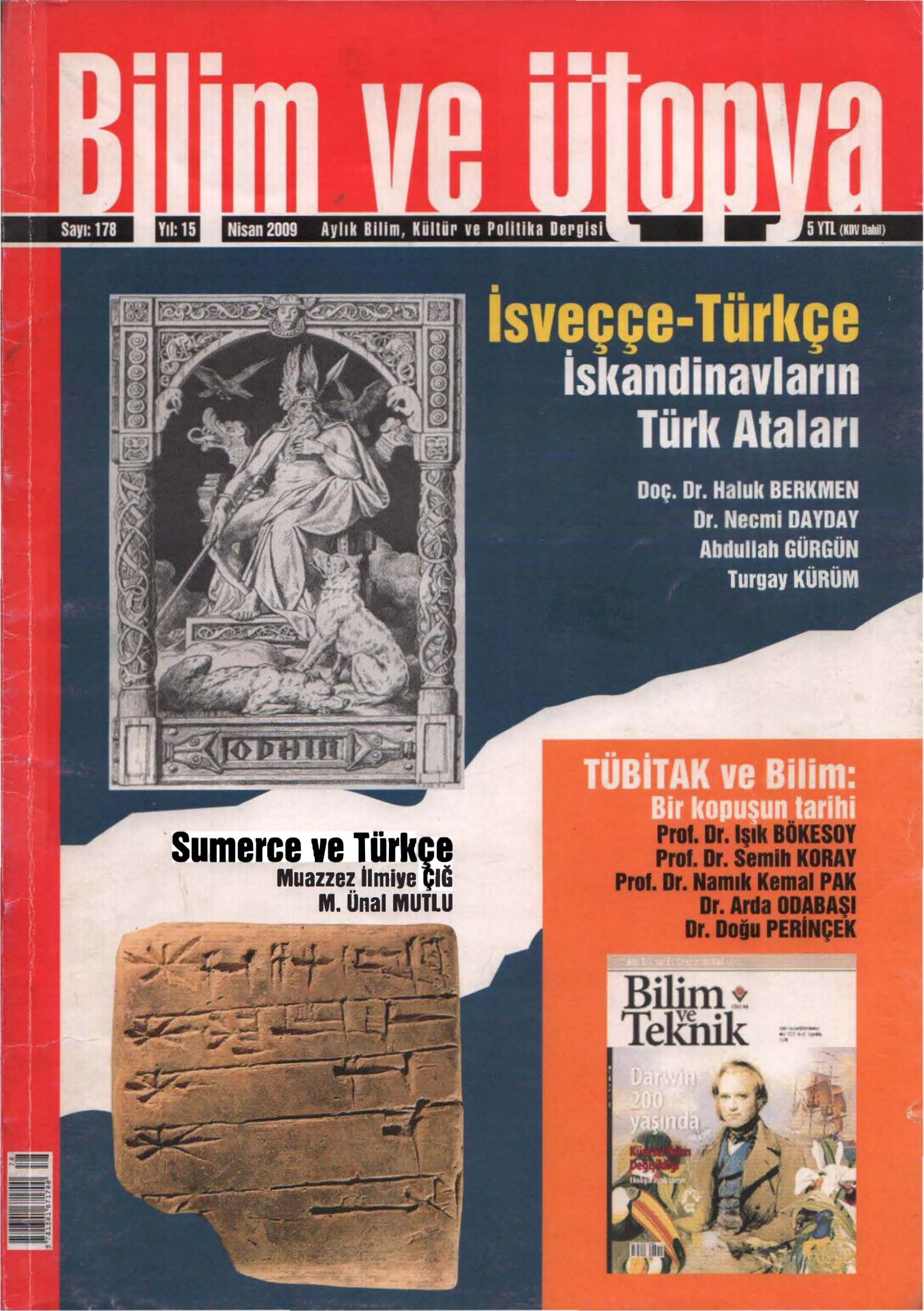 Bilim ve Ütopya Sayı 178 İsveççe Türkçe PDF İndir – Kolektif