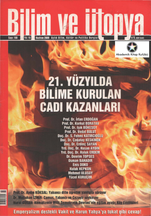 Bilim ve Ütopya Sayı 180 21. Yüzyılda Bilime Kurulan Cadı Kazanları PDF İndir – Kolektif
