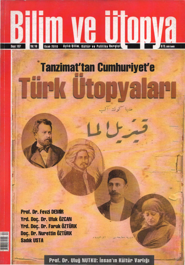 Bilim ve Ütopya Sayı 187 Türk Ütopyaları PDF İndir – Kolektif