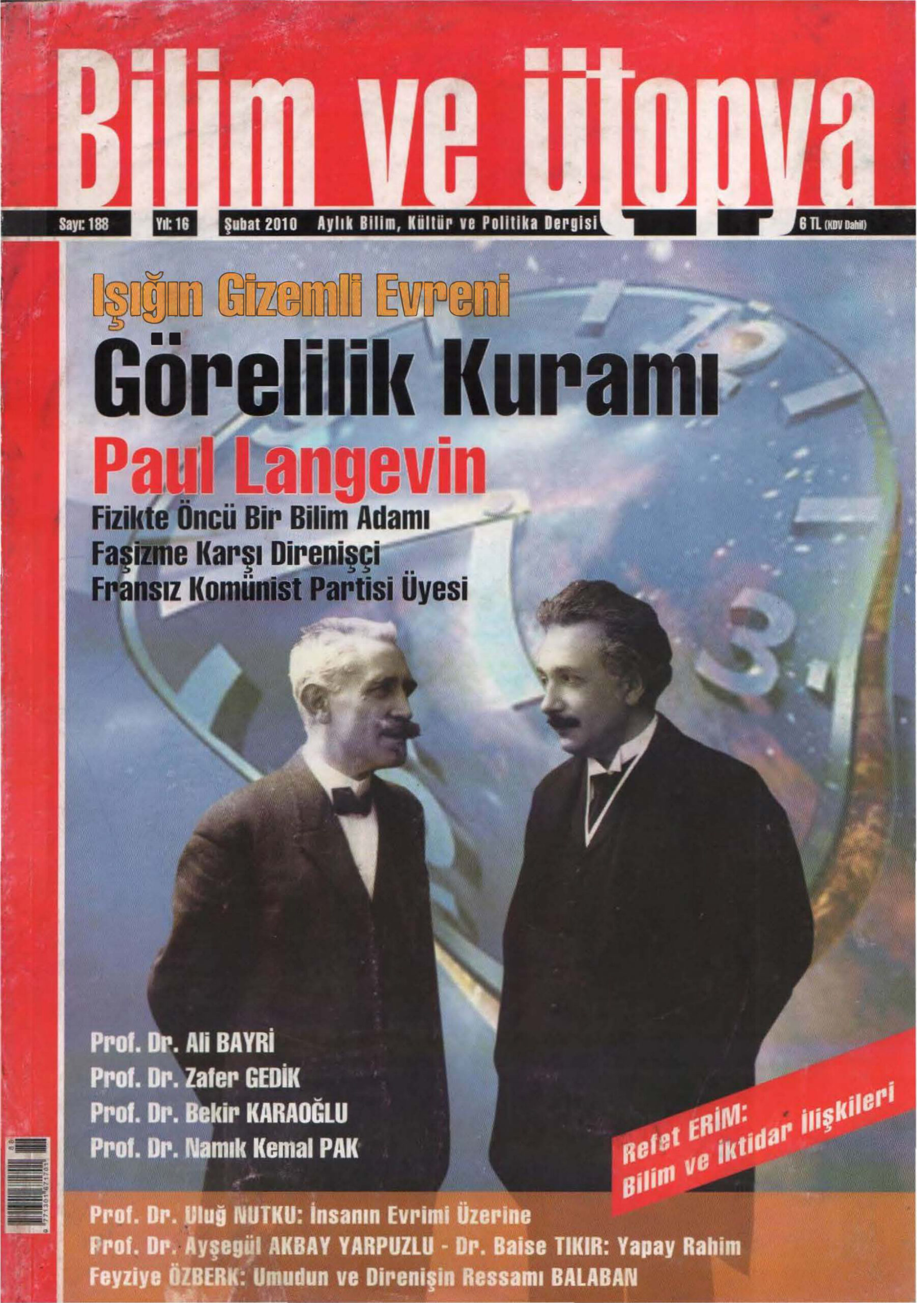 Bilim ve Ütopya Sayı 188 Görelilik Kuramı PDF İndir – Kolektif