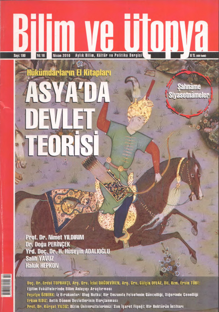 Bilim ve Ütopya Sayı 190 Asyada Devlet Teorisi PDF İndir – Kolektif